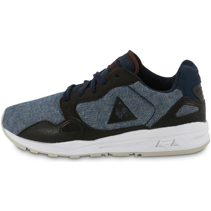 Le Coq Sportif Lcs R900 Craft Enfant Bleu/Marron - Chaussures Baskets Basses Homme